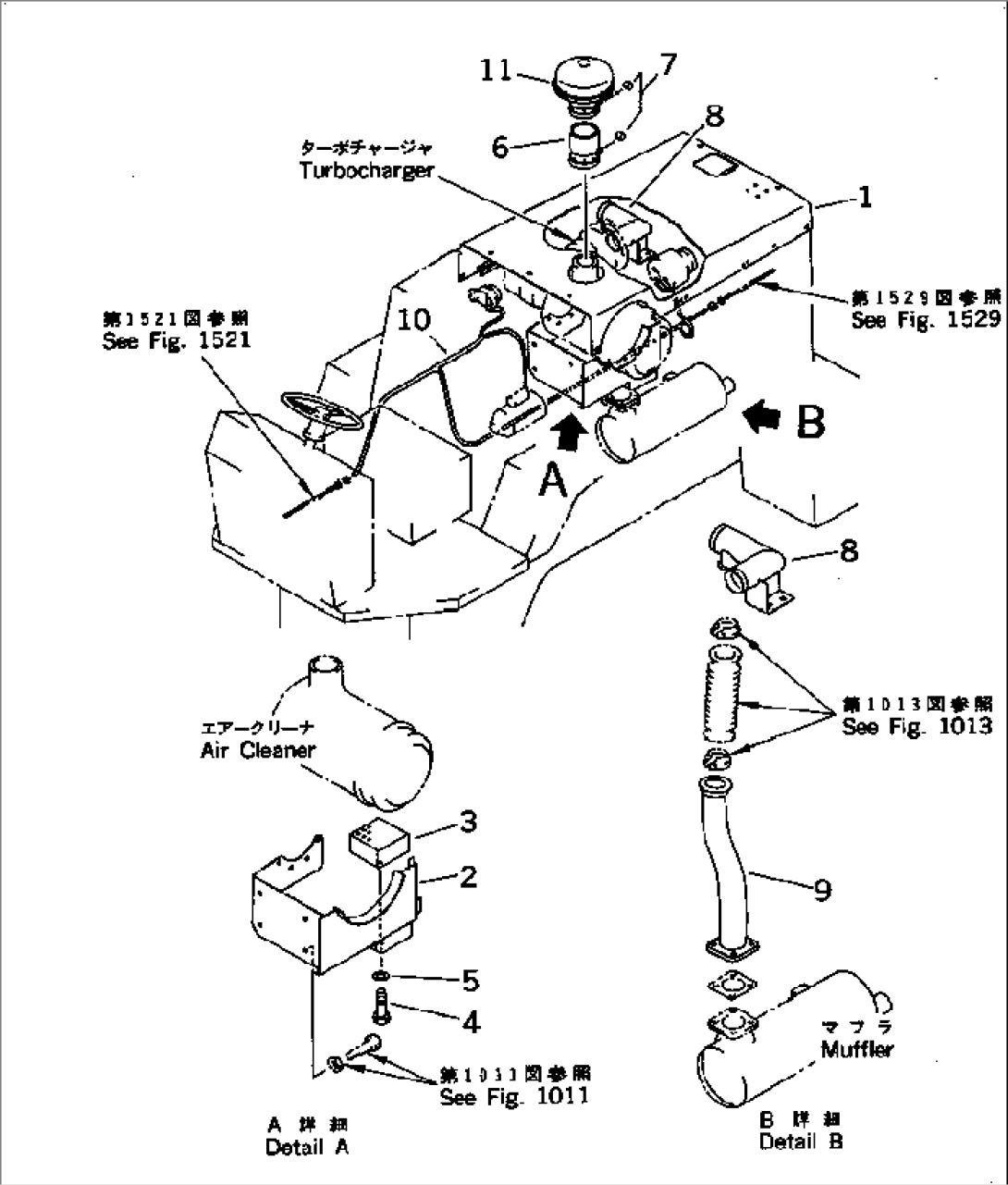 ENGINE HOOD (SANDY AND DUSTY SPEC.) (EXCEPT JAPAN)
