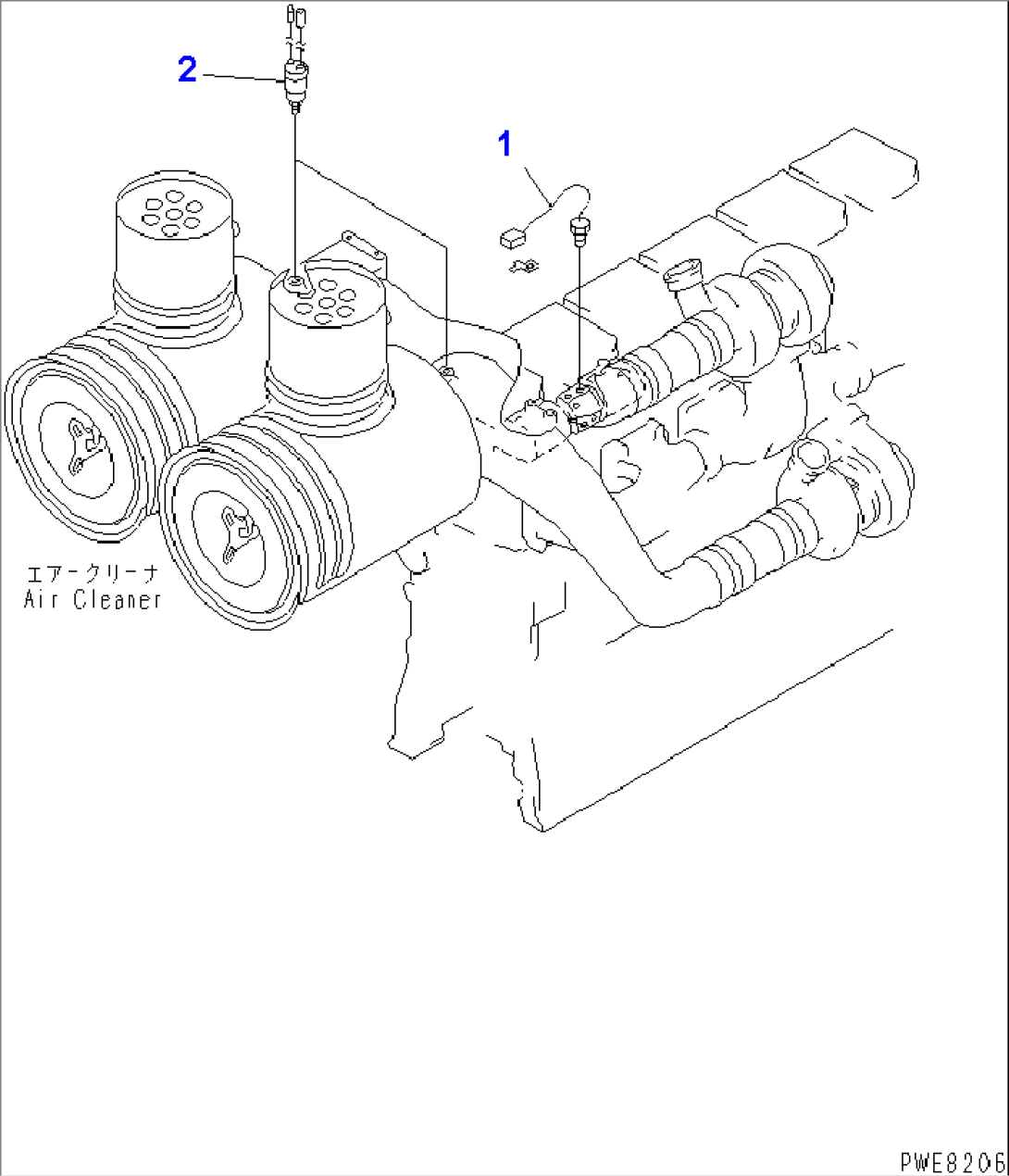 ENGINE (SENSOR AND INDICATOR)(#50001-50022)