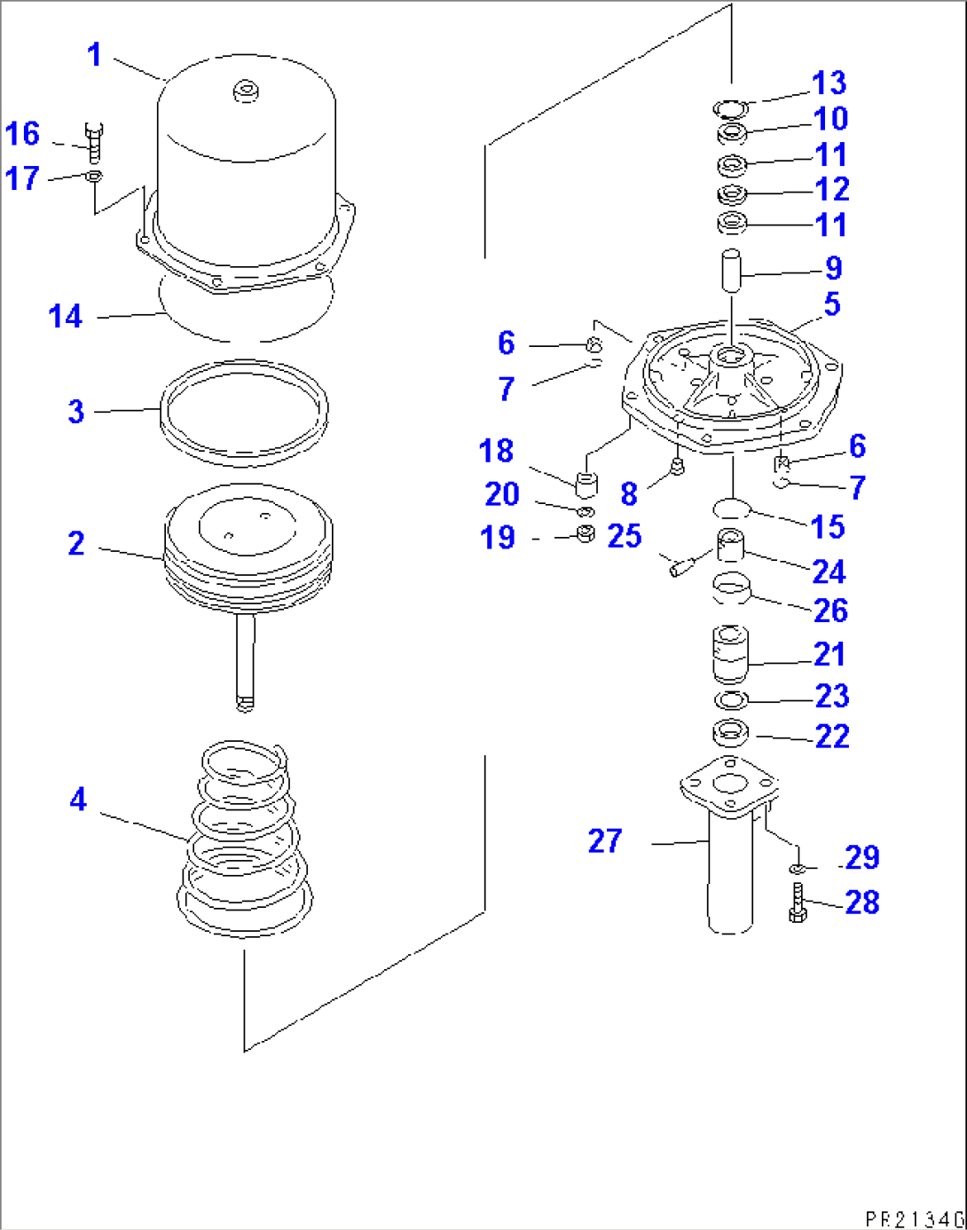 FRONT BRAKE CHAMBER