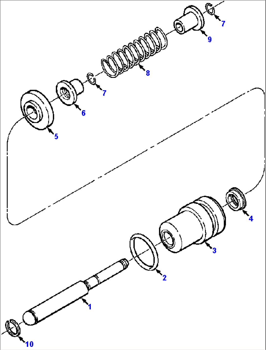 RIPPER PILOT VALVE PLUNGER CAPSULE