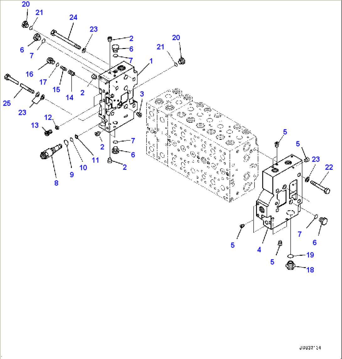 Control Valve, 8-Spool (5/19) (#1034-)