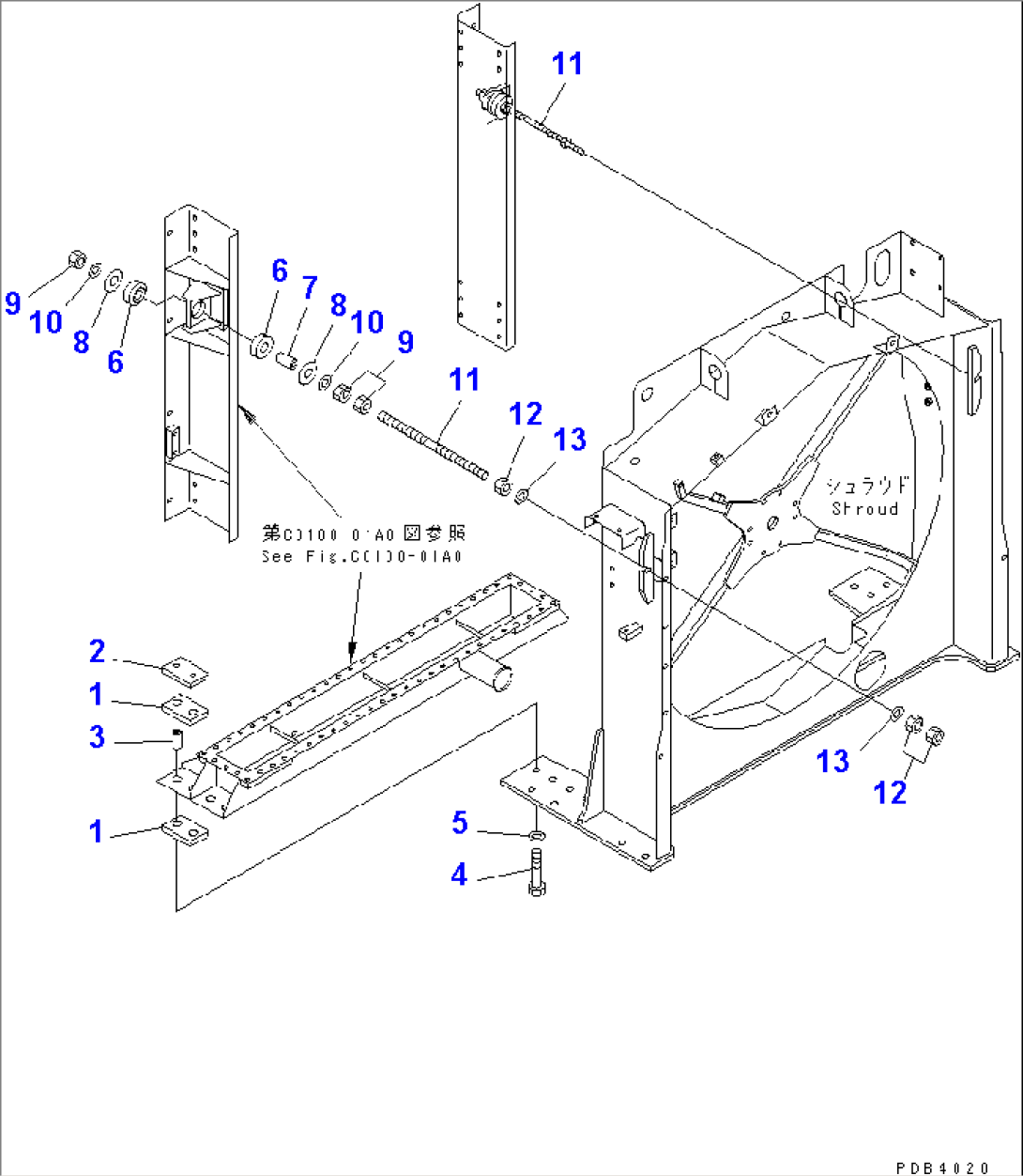 COOLING (RADIATOR AND OIL COOLER MOUNT)(#30001-30999)