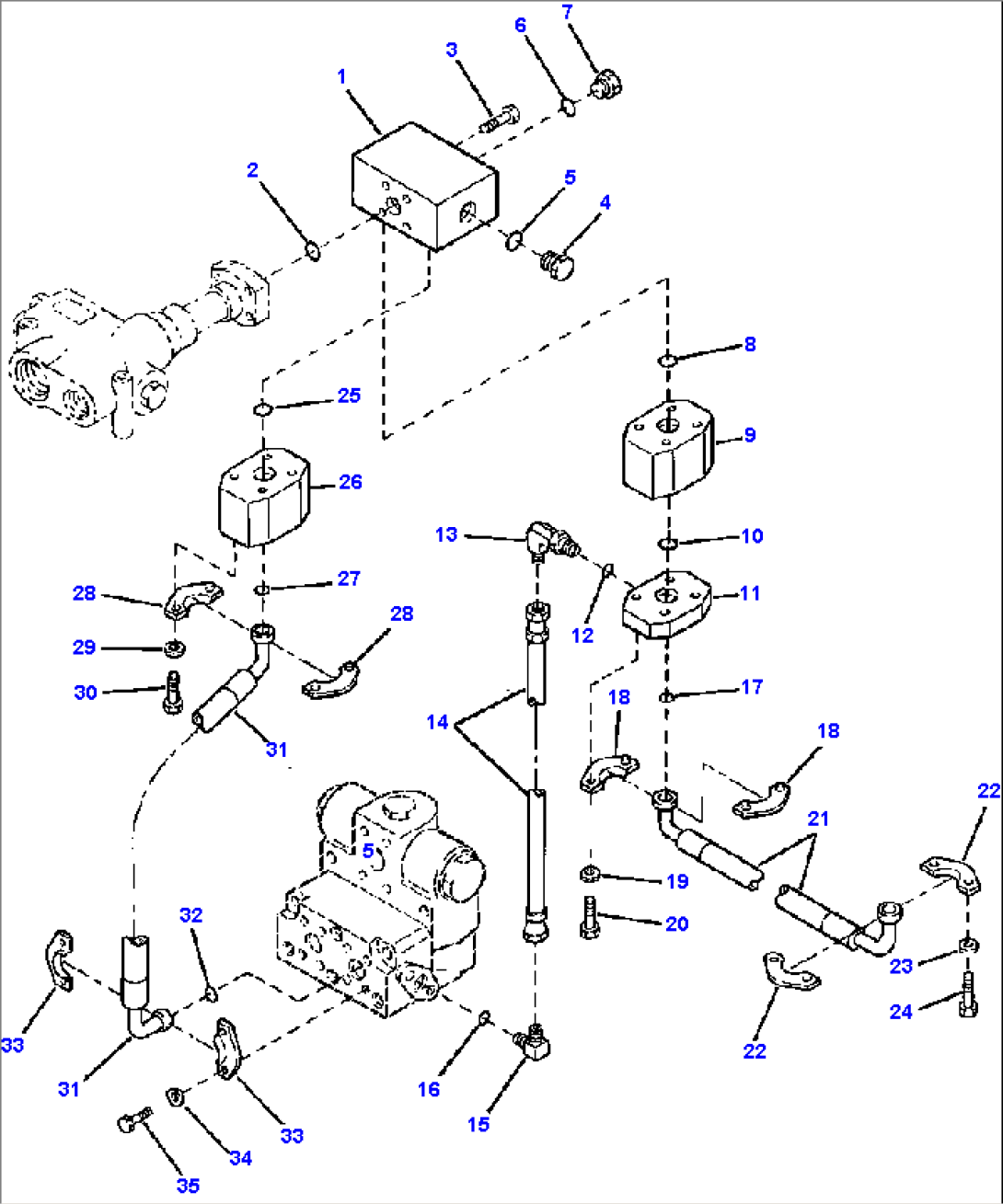FIG NO. H4410-01A3 GROUND DRIVEN STEERING PIPING (3/3)