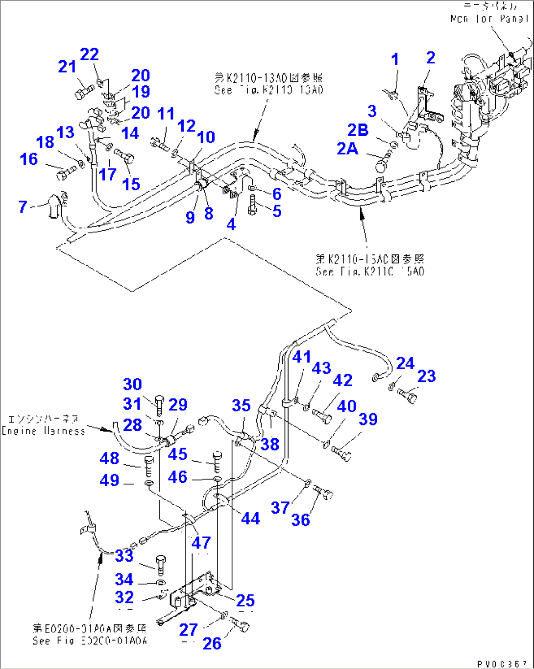 VEHICLE WIRING (SENSOR WIRING)(#50201-)