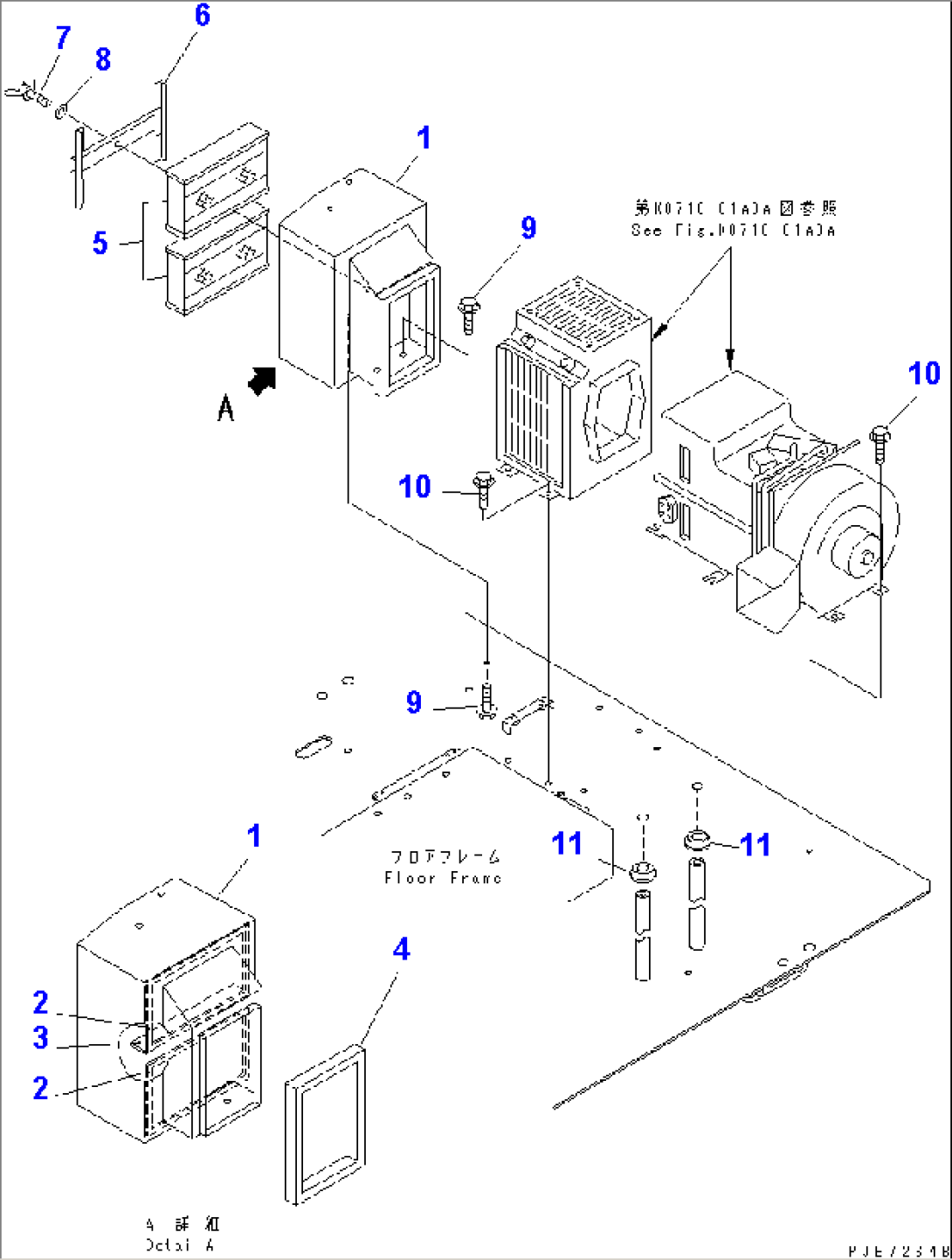 AIR CONDITIONER (FILTER BOX)(#52001-)