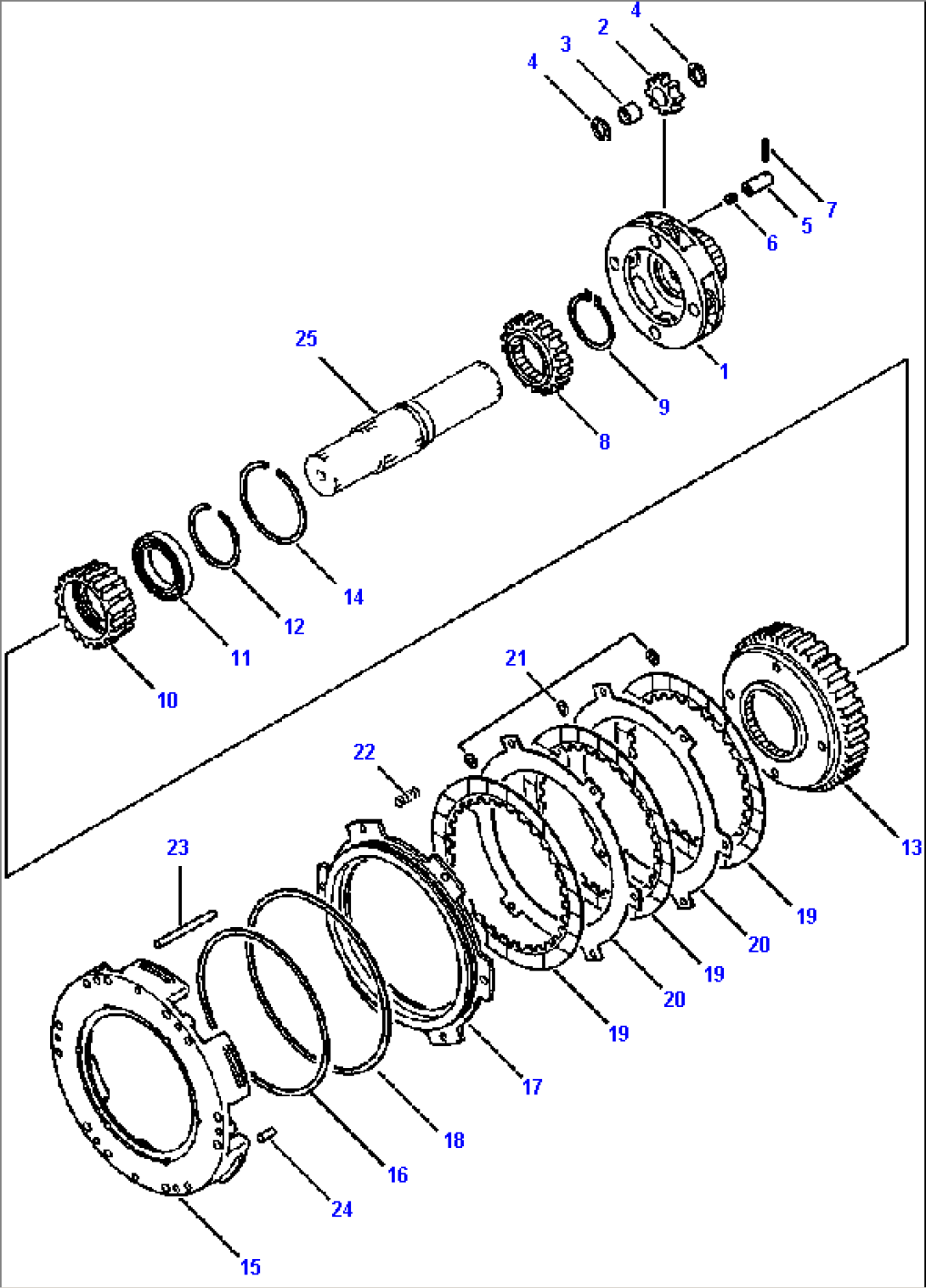 FIG. F4320-05A0 TRANSMISSION - THIRD CLUTCH