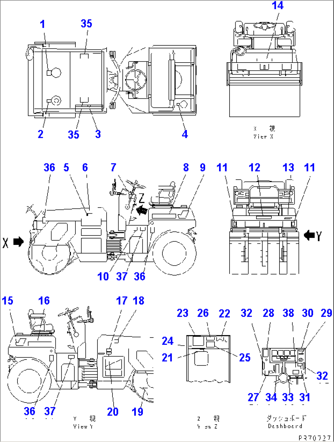 MARKS AND PLATES (ENGLISH)(#5301-)