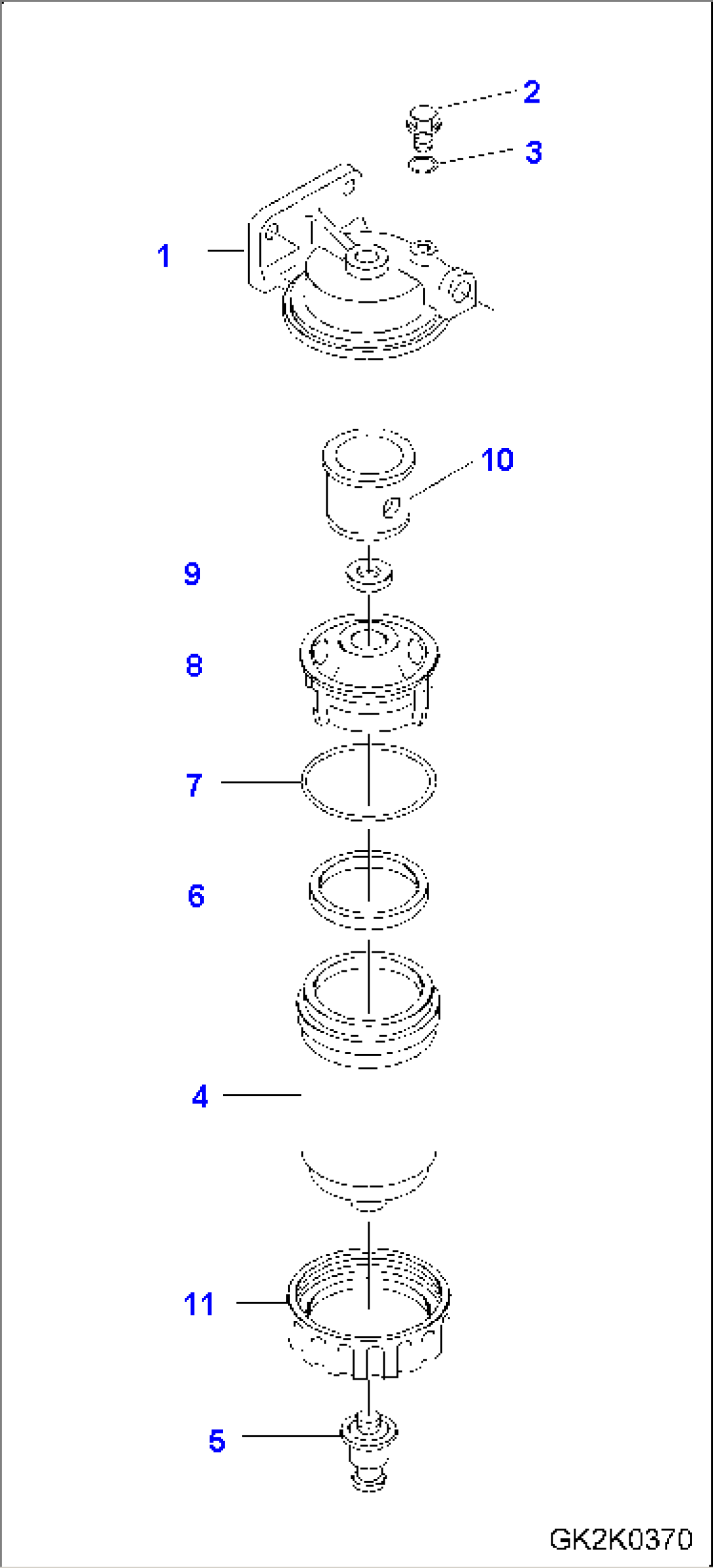 WATER SEPARATOR (INNER PARTS)