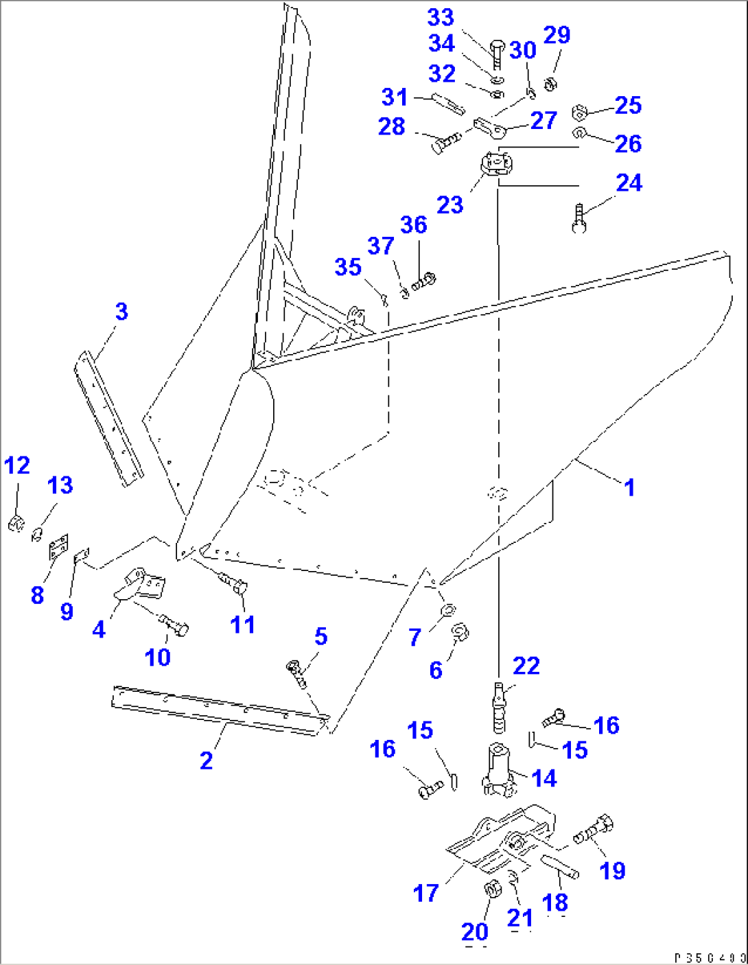 V-TYPE SNOW PLOW (1/2)(#.-)