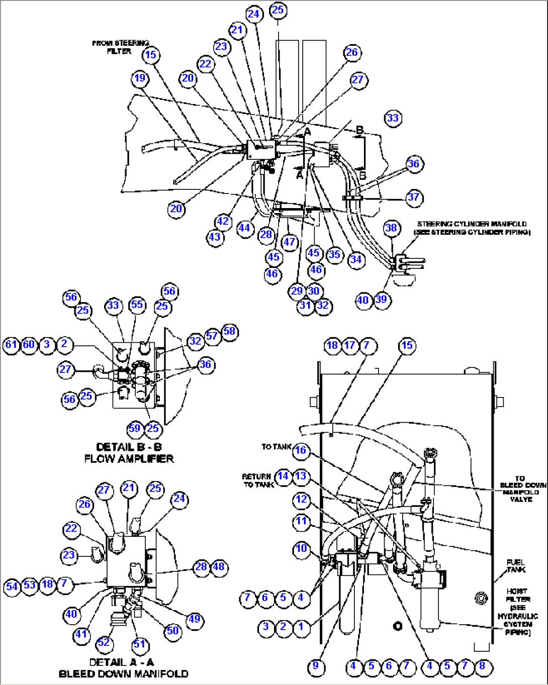 STEERING SYSTEM PIPING - 1