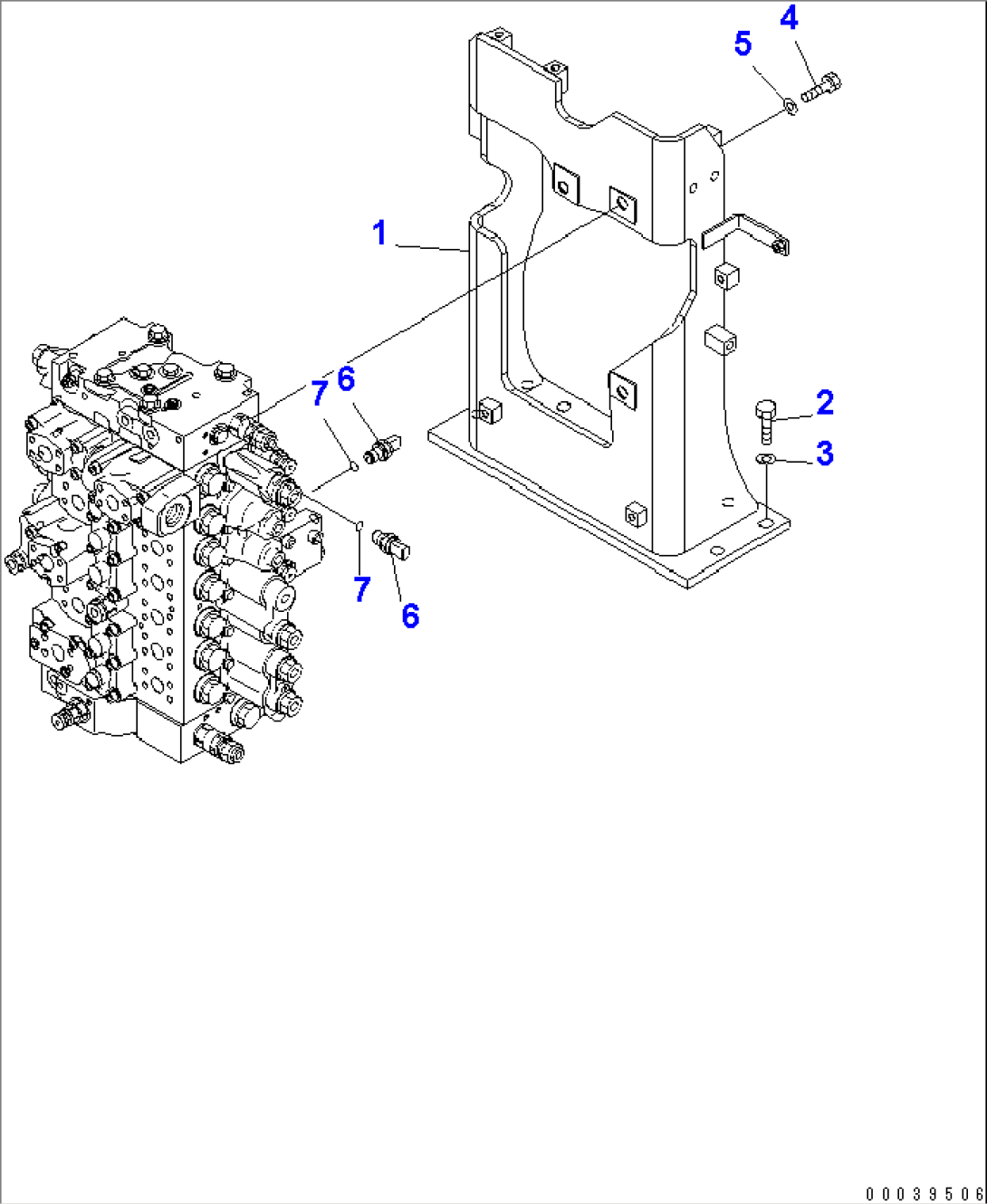 MAIN VALVE (VALVE BRACKET)(#70001-)