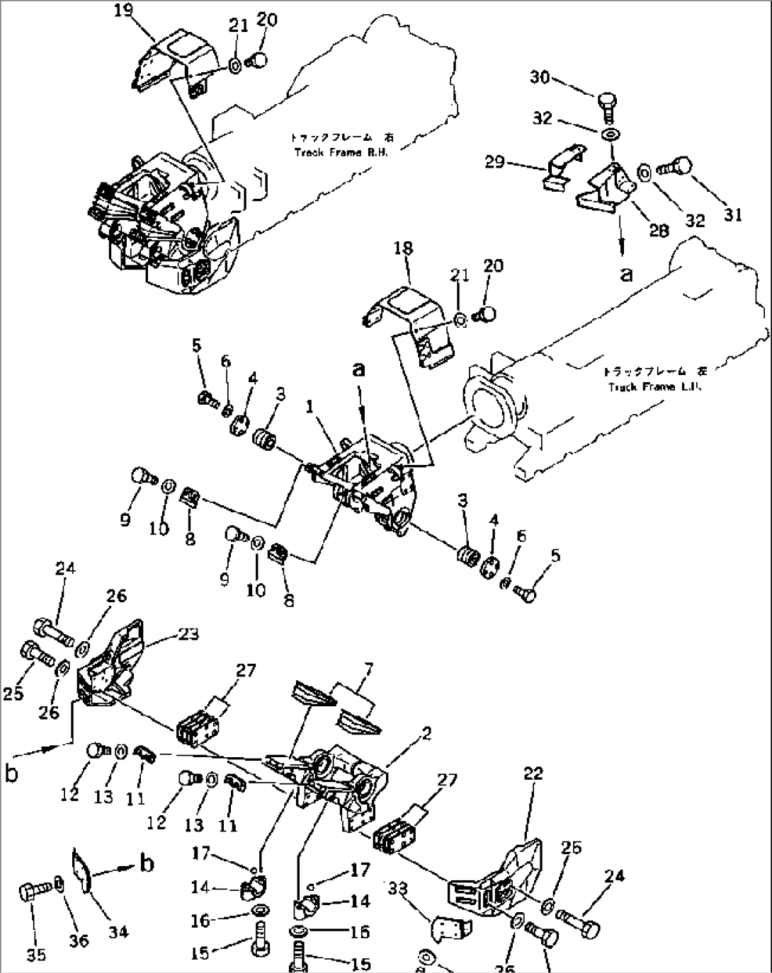 YOKE AND COVER (WITHOUT ROLLER GUARD)