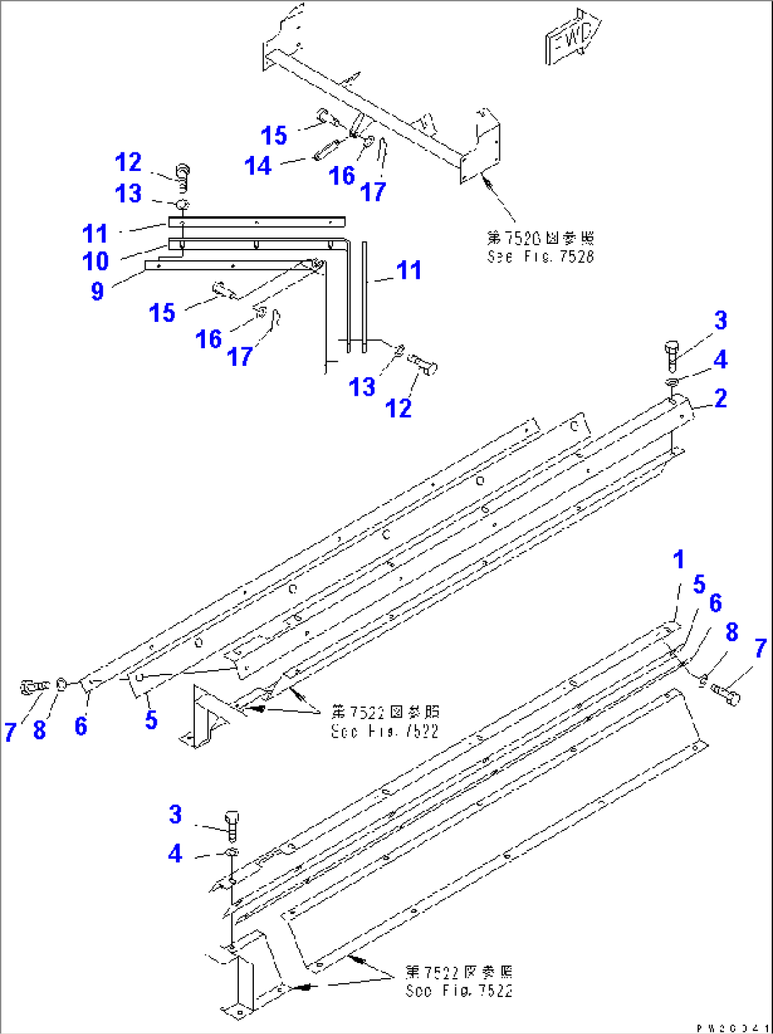 1ST CONVEYOR (6/10) (SCRAPER)(#1101-)