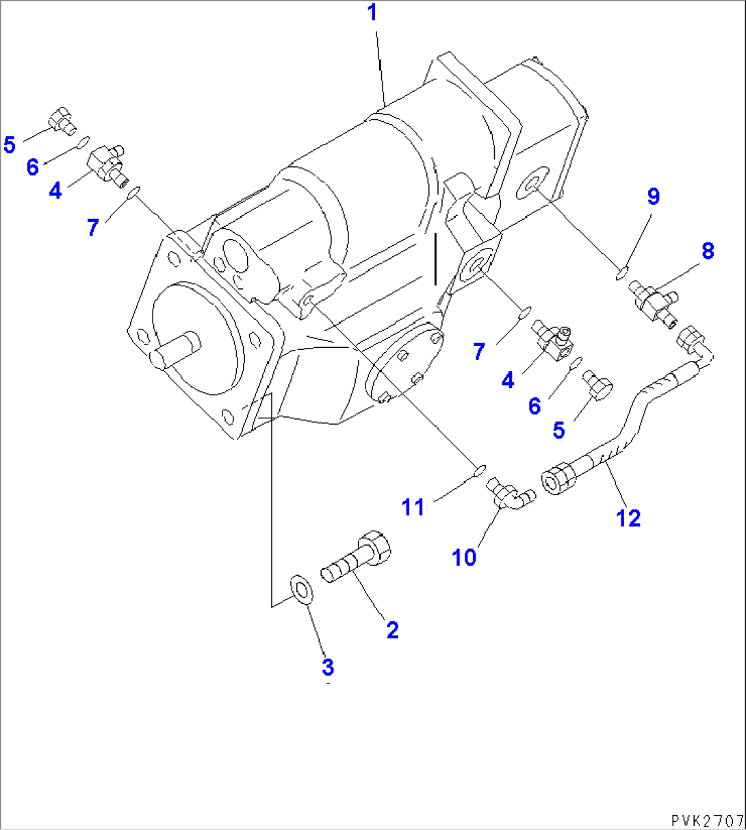 MAIN PUMP (ELBOW AND MOUNTING)
