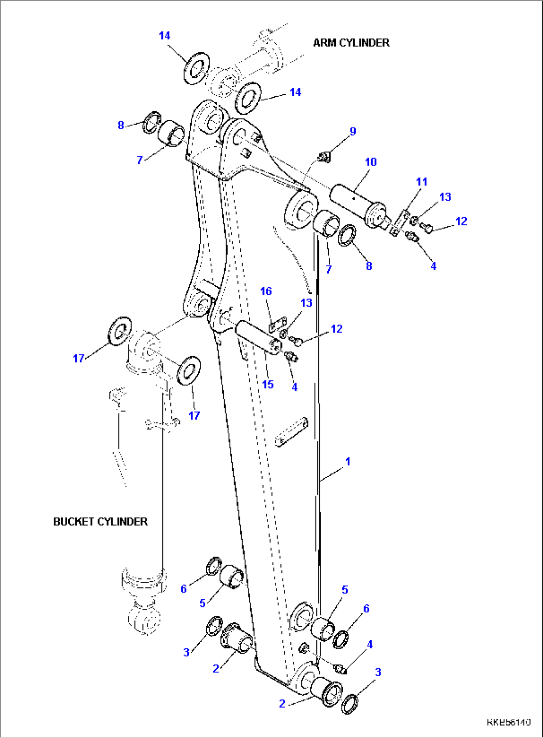 ARM, L=1900 mm