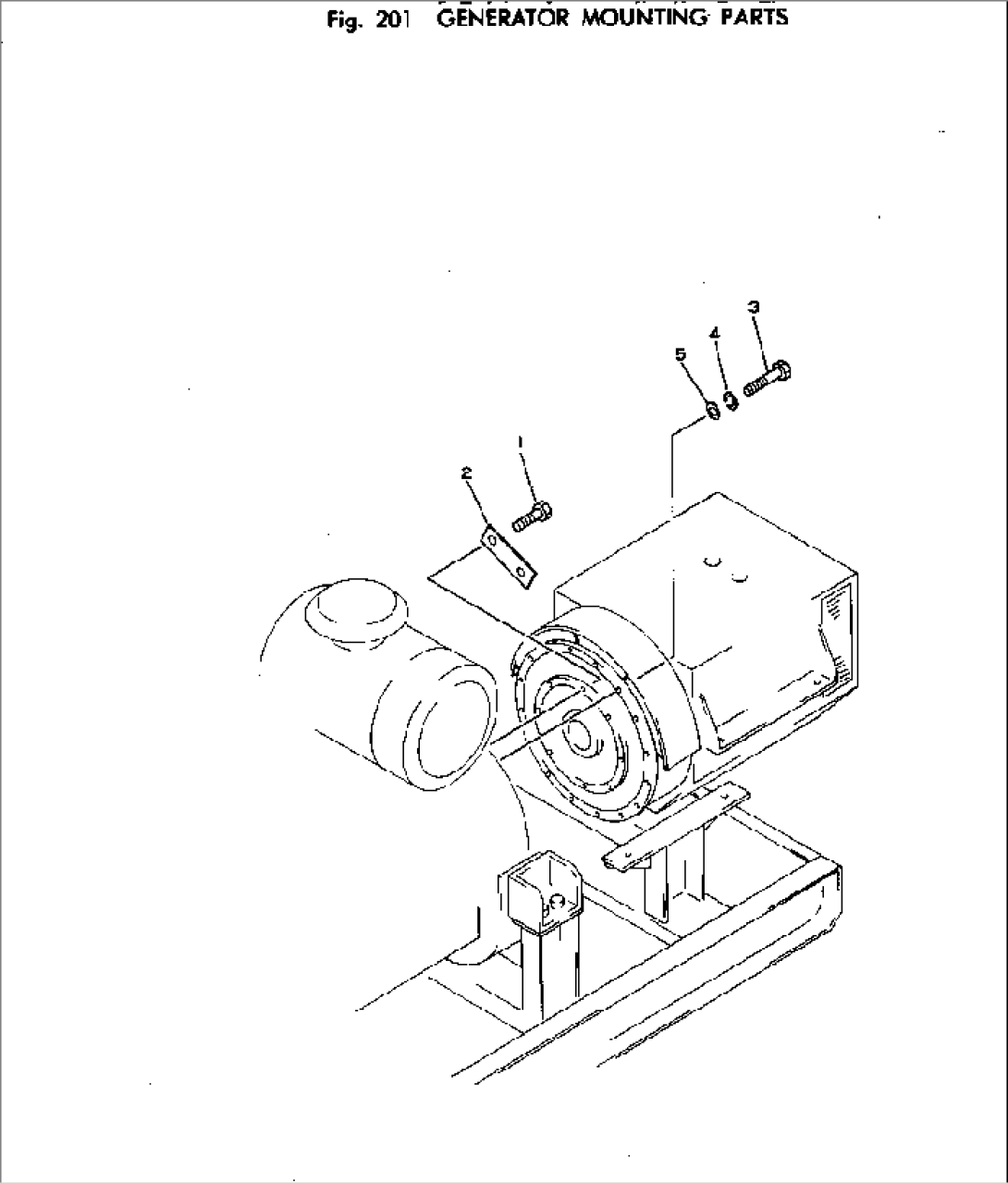 GENERATOR MOUNTING PARTS