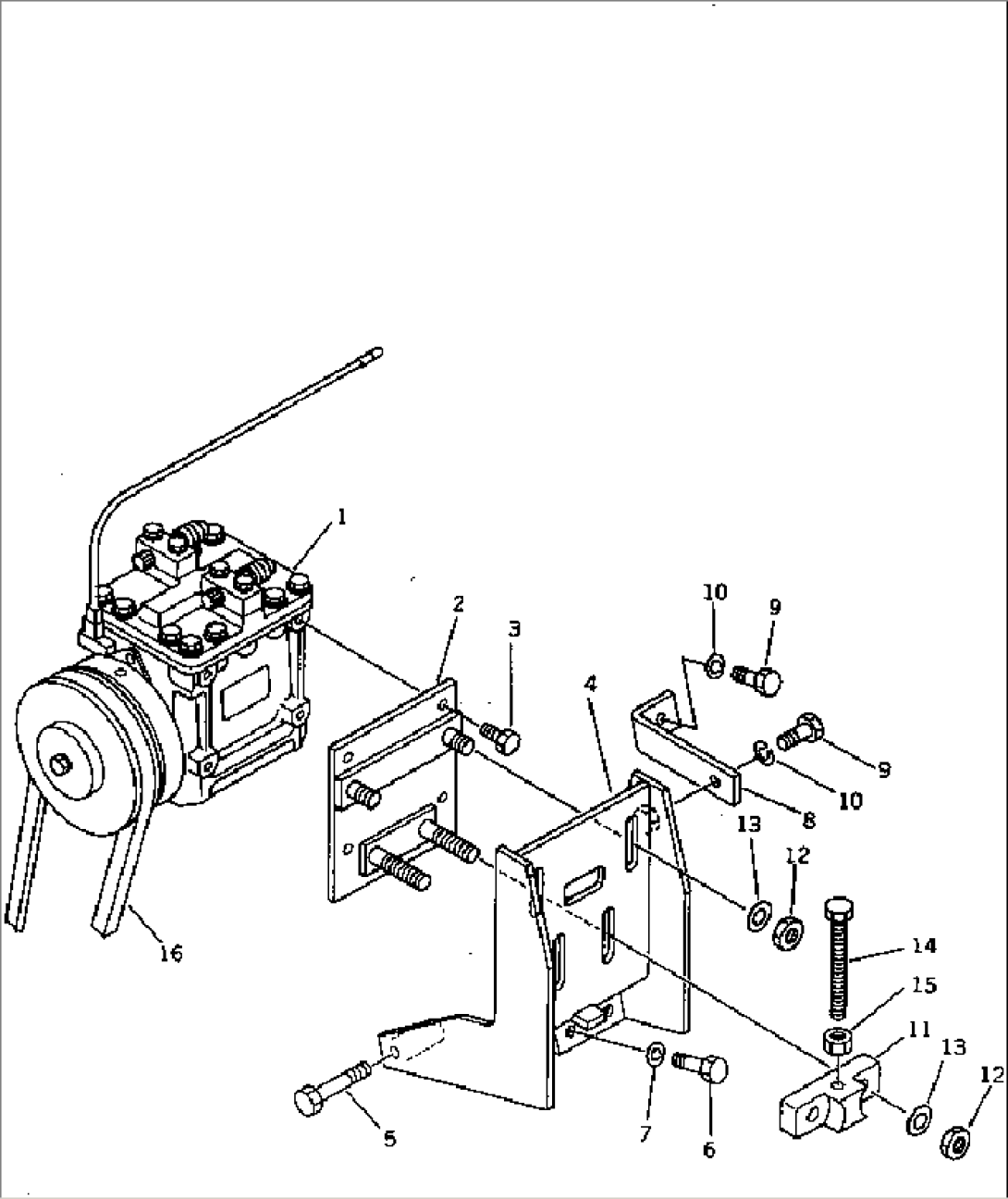 AIR COMPRESSOR AND RELATED PARTS (FOR AIR CONDITIONER)
