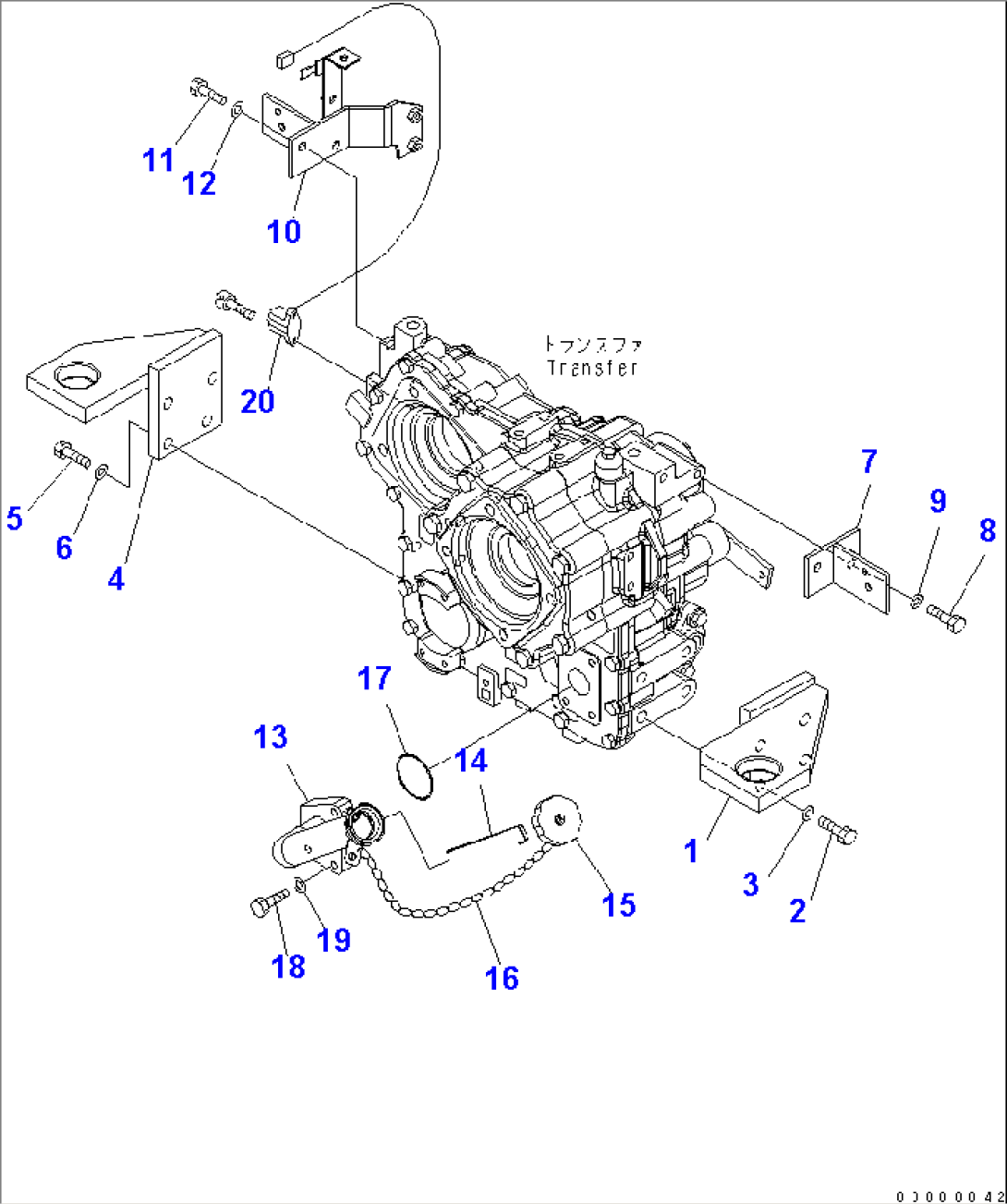 TRANSFER CASE (MOUNTING)