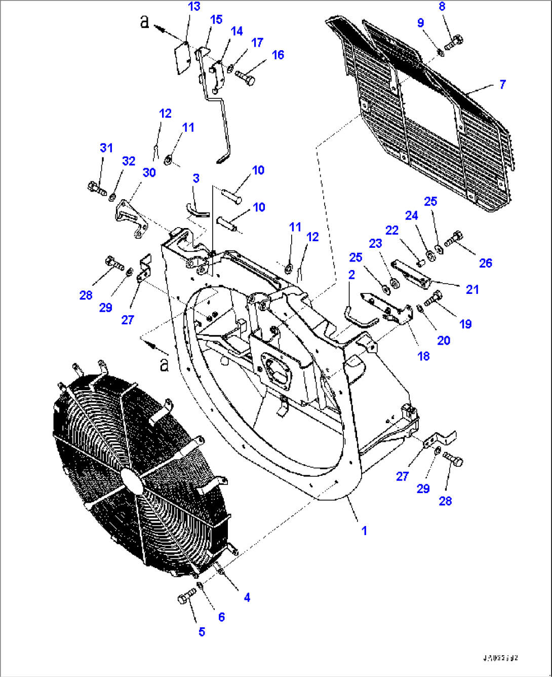 Cooling System, Fan Guard (#31933-)