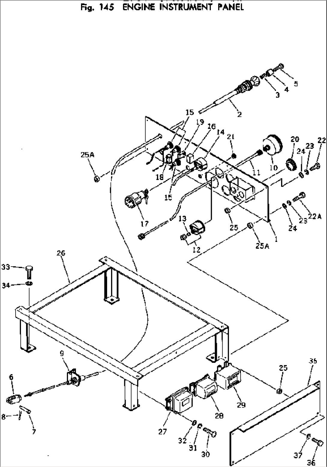 ENGINE INSTRUMENT PANEL