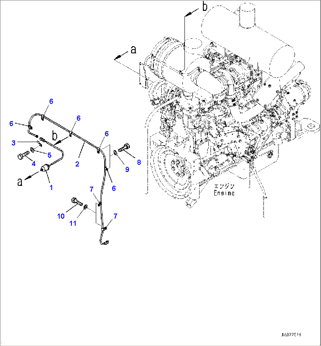 Engine Wiring Harness, Dust Indicator (#90216-)