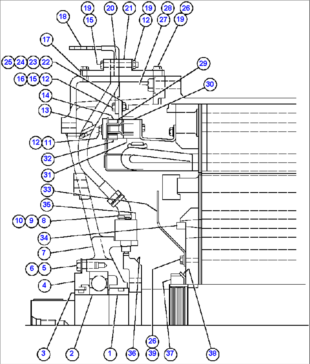 MOTOR ASSEMBLY - WHEEL - 1 (GE0053)