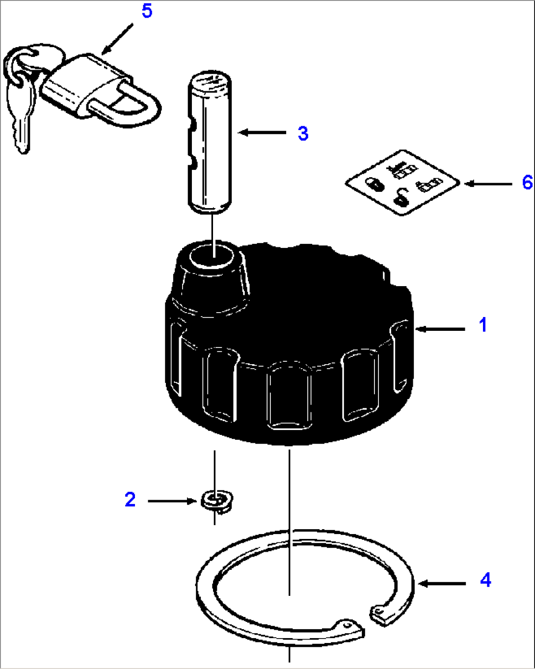 LOCKING FILLER CAP