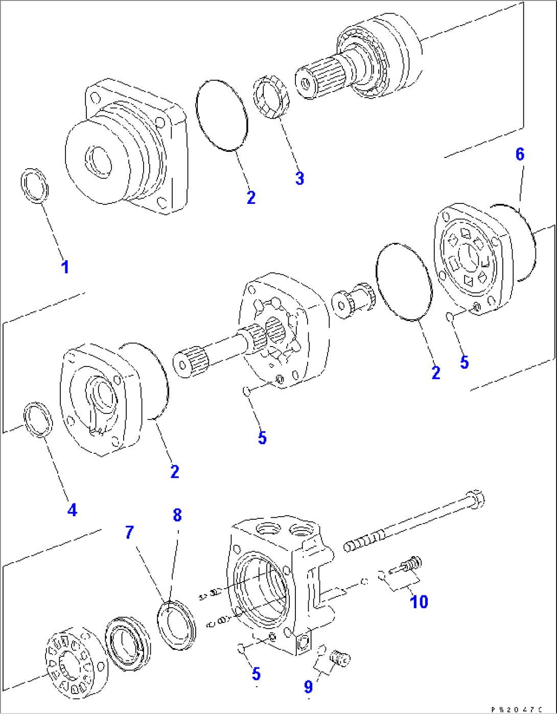 CONVEYOR MOTOR (INNER PARTS)