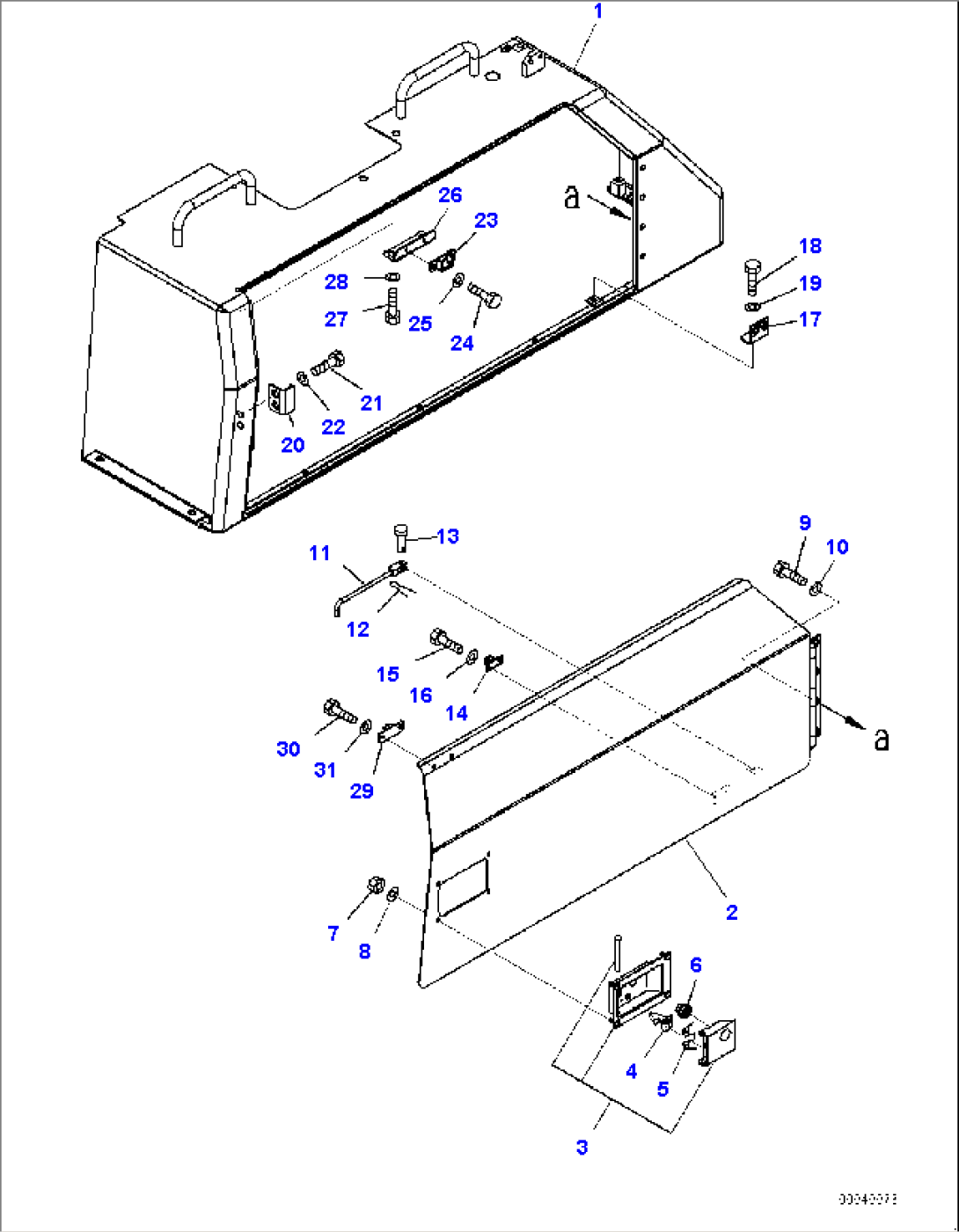 Fender Related Parts, Battery Cover (#11609-)