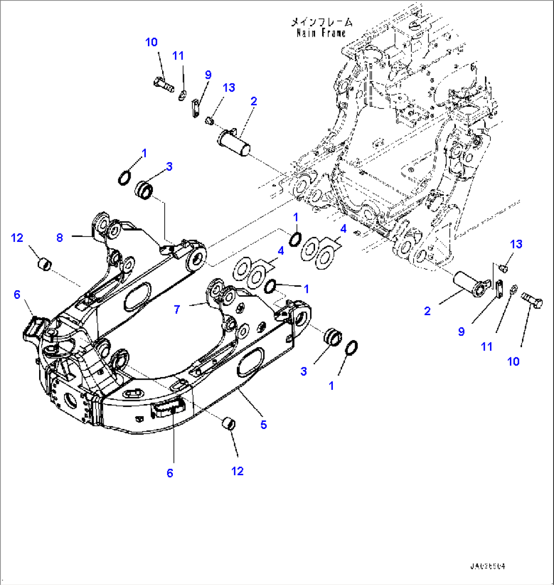 Dozer Frame (#10001-)