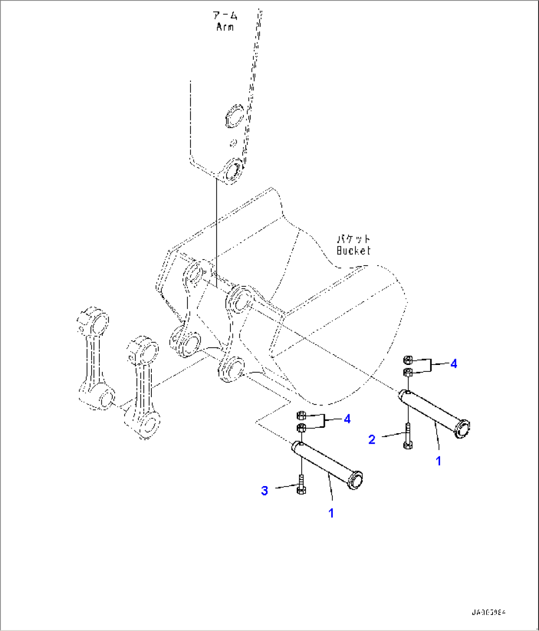 Bucket Pin (#15001-)