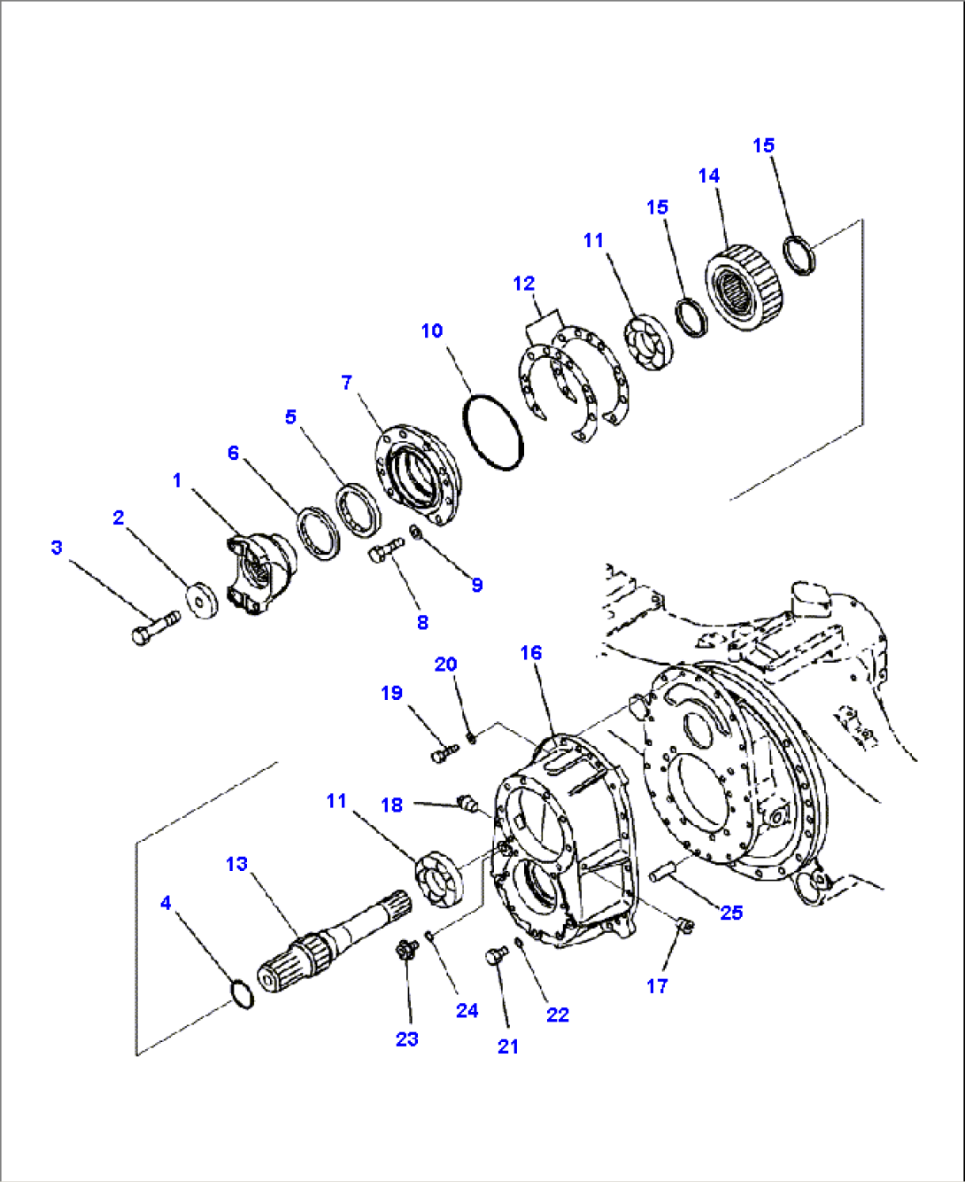 F3450-03A0 CENTER AXLE TRANSFER (1/2)
