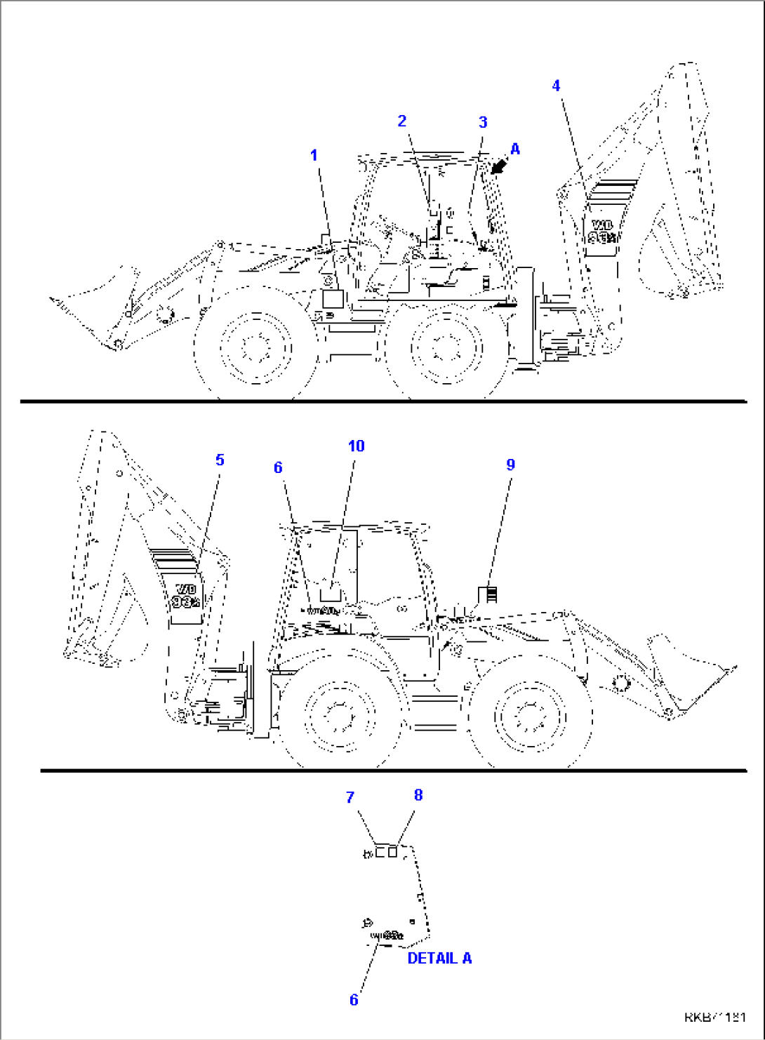 MARK PLATE (WITH SIDE DIGGING BOOM) (3/3)