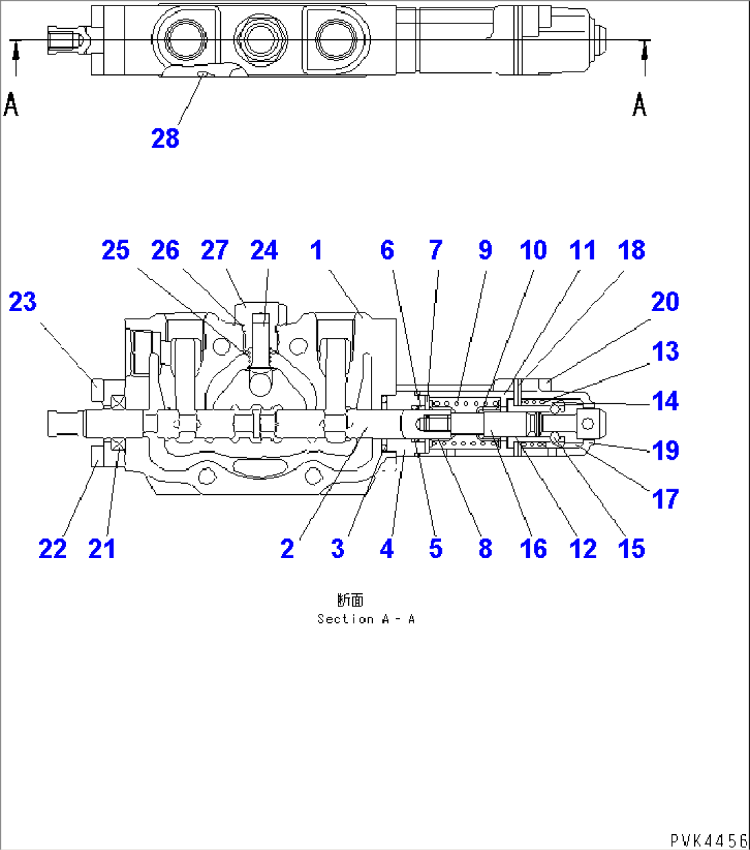 MAIN VALVE (FOR 3-POINT HITCH) (4/6)