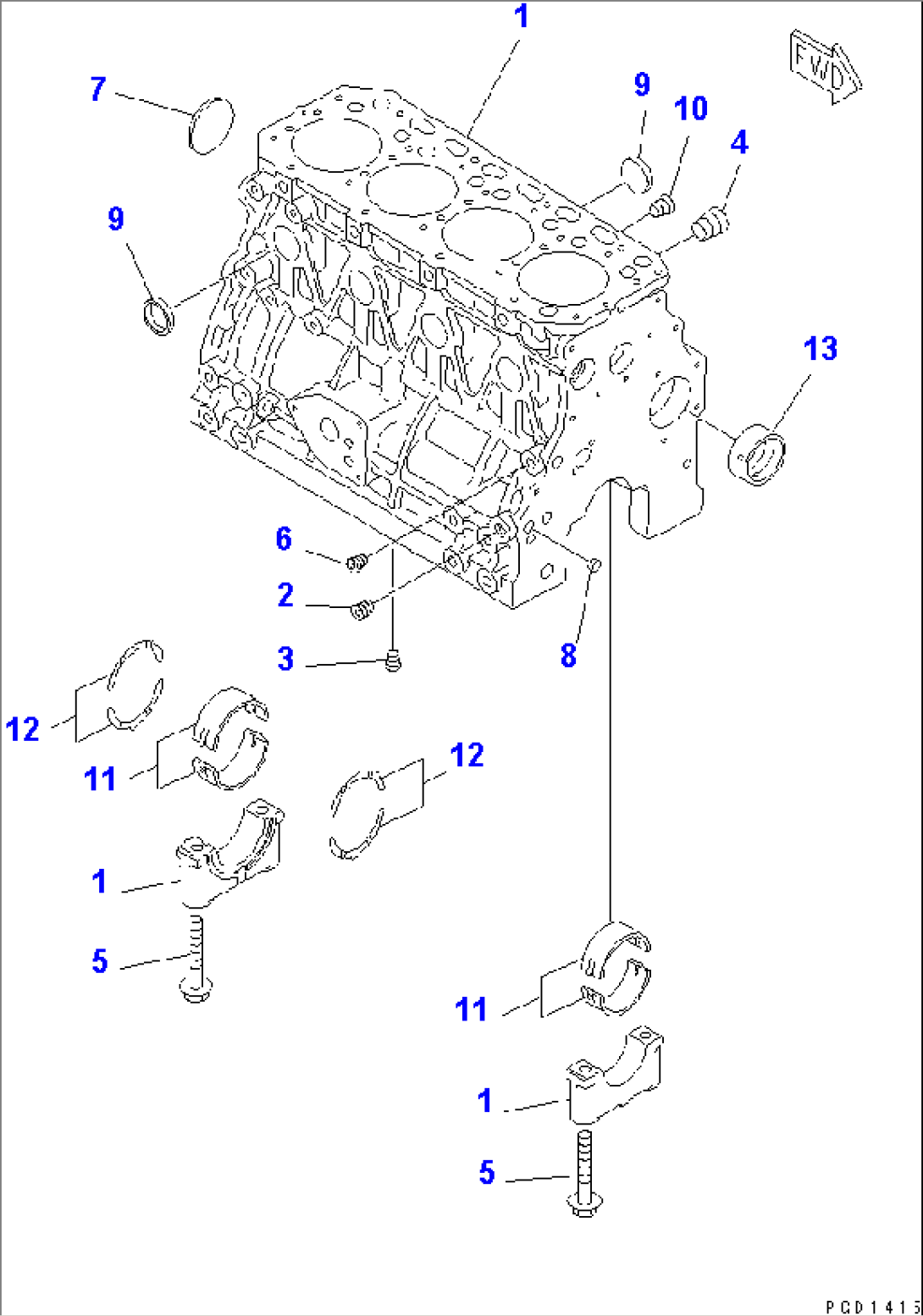 CYLINDER BLOCK(#00145-)