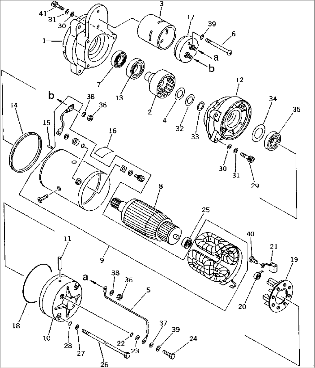 EMERGENCY STEERING MOTOR