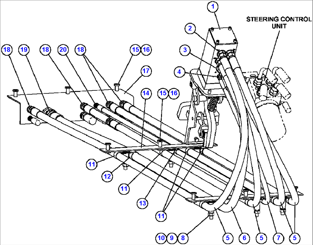 BRAKE VALVE PIPING