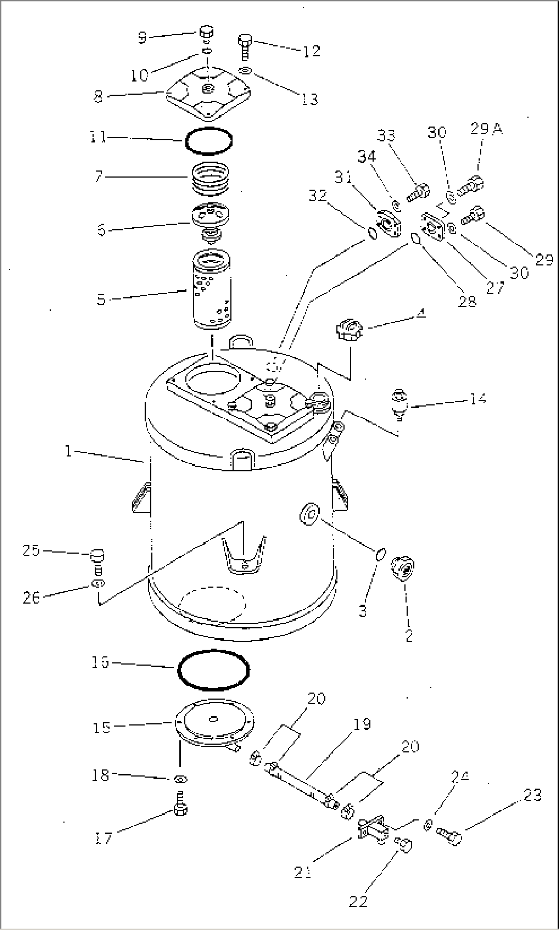 HYDRAULIC TANK(#10077-19999)