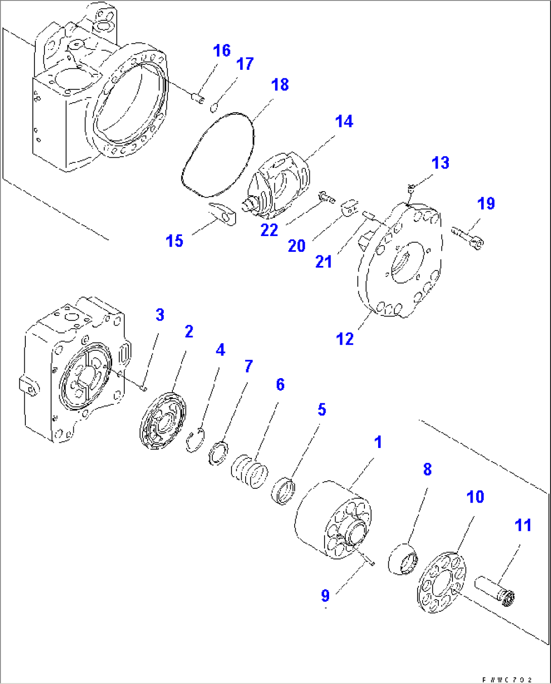 LOADER PUMP (5/15) (NO.2 PUMP)