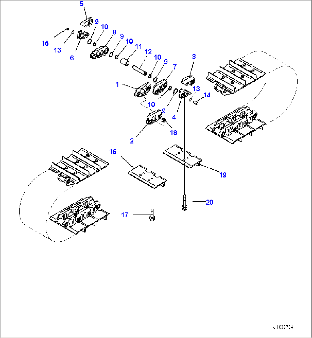 Track Shoe Assembly (#85001-)