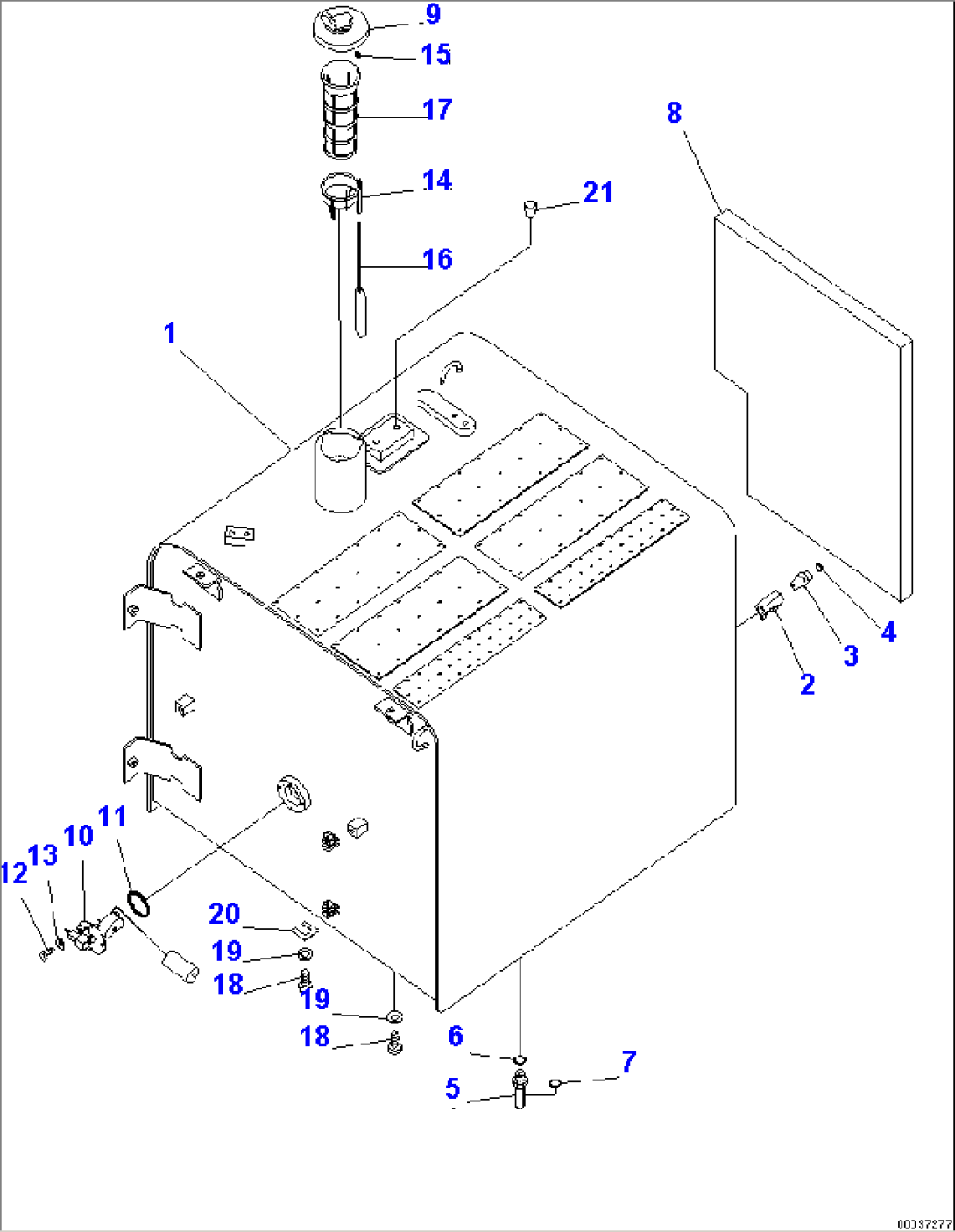 FUEL TANK(#50001-50111)