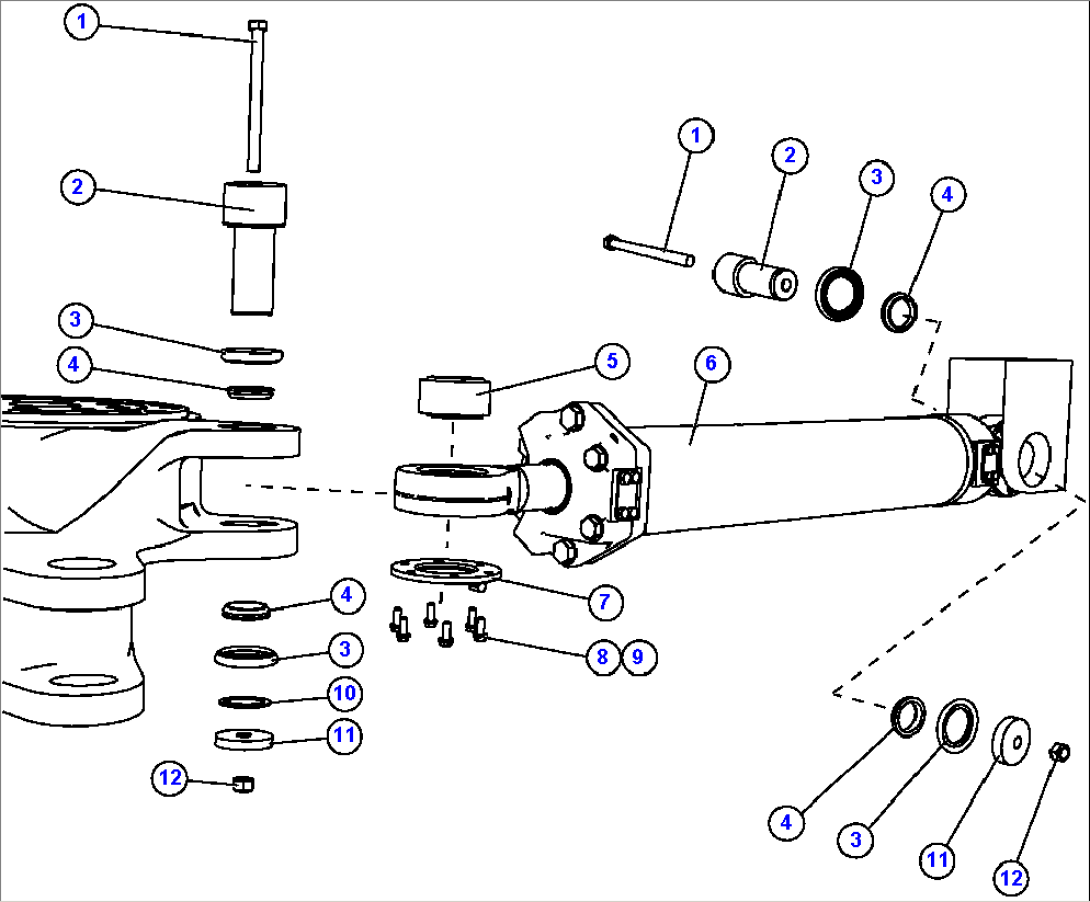 STEERING CYLINDER INSTALLATION