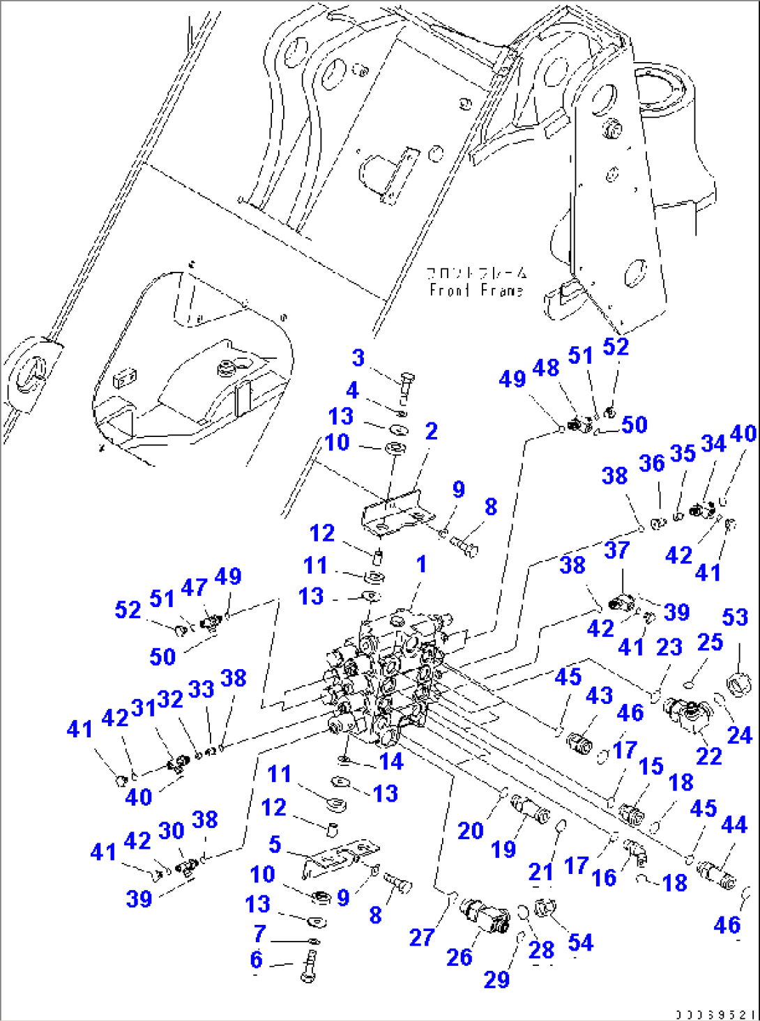 MAIN VALVE (FOR 4-SPOOL VALVE)