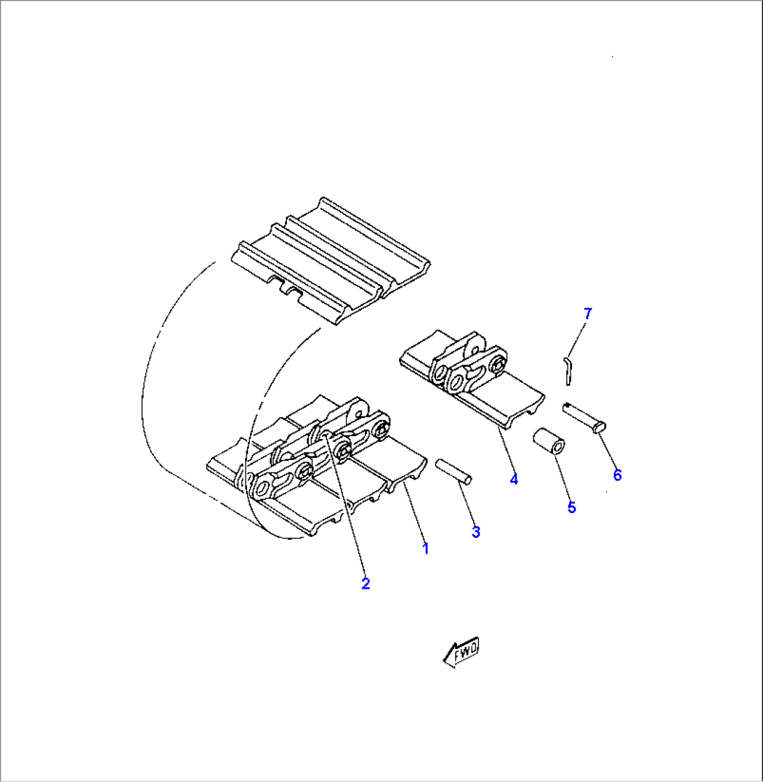 TRACK SHOE (SHOE L=300)