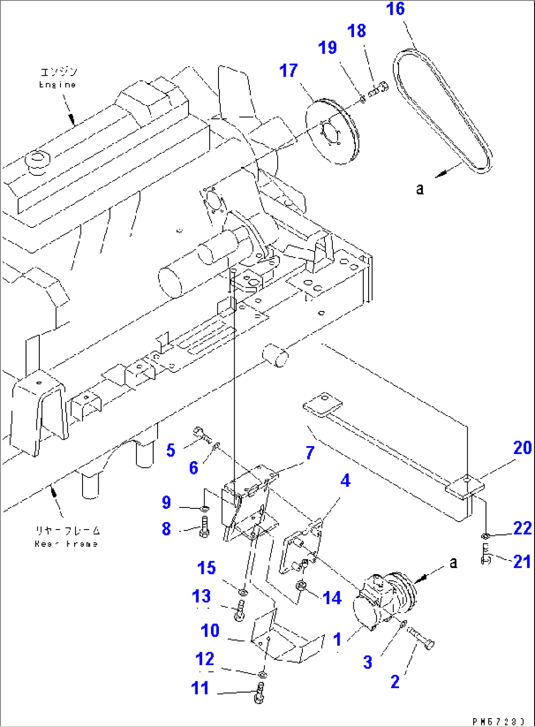 AIR CONDITIONER (3/10) (COMPRESSOR AND RELATED PARTS)(#6691-)
