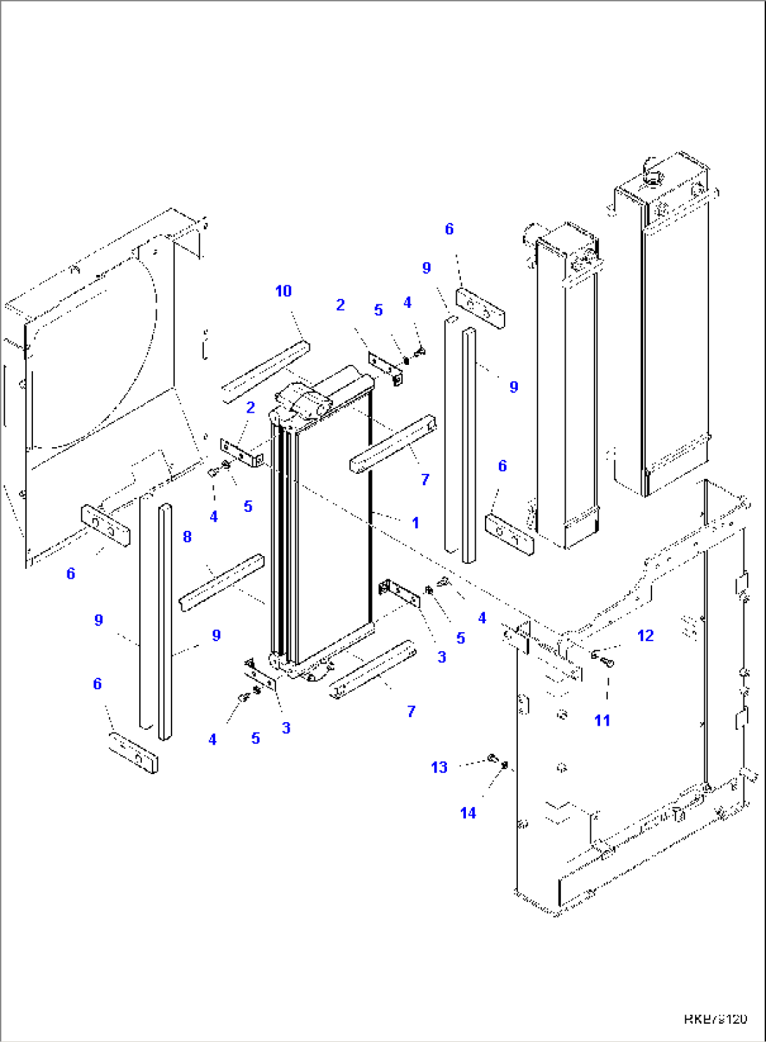 COOLING SYSTEM, RADIATOR (2/4)