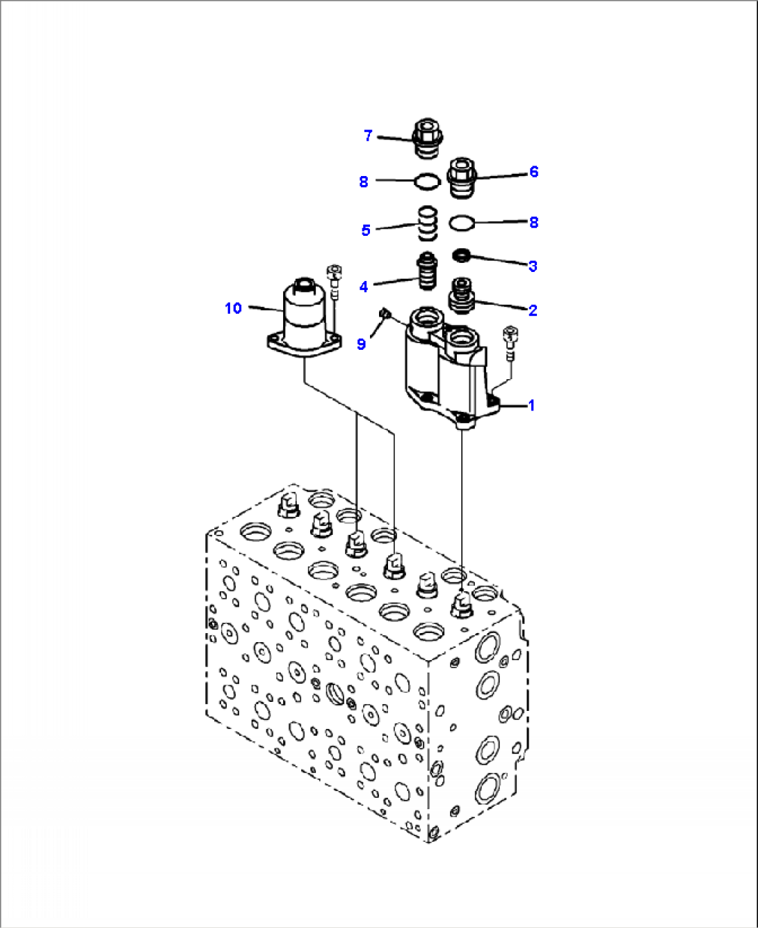 H0120-52A0 MAIN VALVE SPOOLS CASES (1/2)