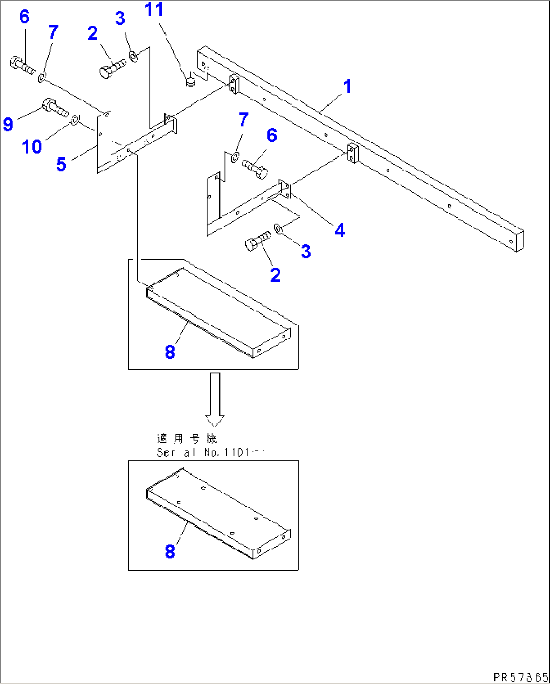 SAFETY DEVICE (REAR)(#1068-)