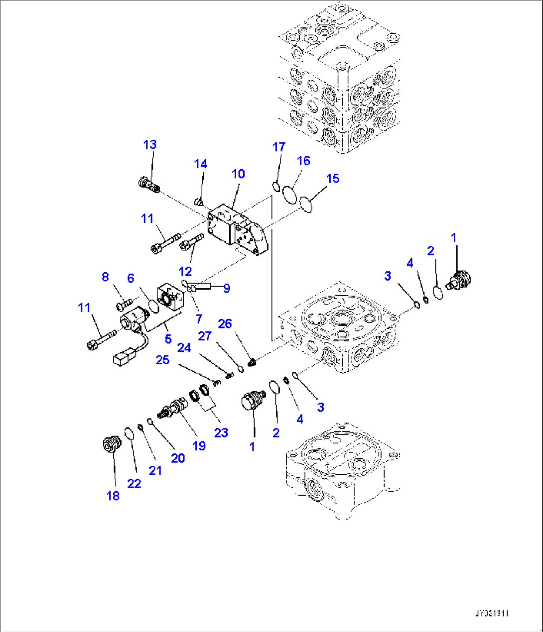 Control Valve, 4-Valve (4/10) (#80001-)