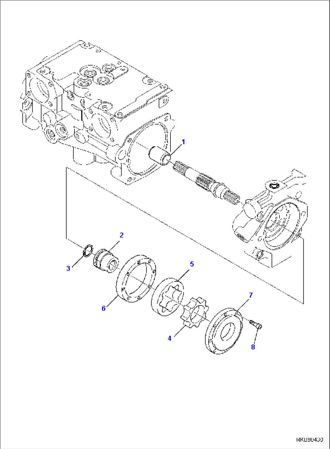 HYDRAULIC PUMP (STANDARD) (8/13)